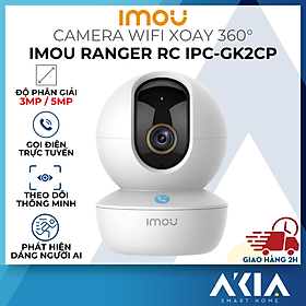 Hình ảnh Camera trong nhà Imou Ranger RC 3MP / 4MP / 5MP IPC-GK2CP-3C0W - Gọi điện qua app, phát hiện dáng người AI, loa báo động lớn - Hàng chính hãng