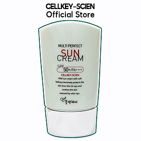 Kem Chống Nắng Tế Bào Gốc Kiềm Dầu Chống Nhăn Dưỡng Ẩm Trắng Da Cellkey-Scien Multi Perfect Sun Cream SPF50+PA++++ (50ml)