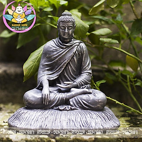 Mua Tượng đá xám Bổn Sư Thích Ca 21 cm