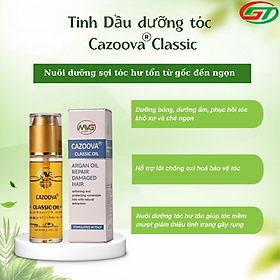 Tinh Dầu Dưỡng Tóc Cazoova Classic 60ml - Phục Hồi Tóc Khô Xơ, Giữ Nếp Mượt Mà