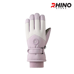 Găng tay, bao tay mùa đông lót lông cừu Rhino G701 giữ ấm, chống gió
