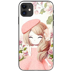 Ốp lưng dành cho Iphone 12 Mini mẫu Anime Cô Gái Váy Bông