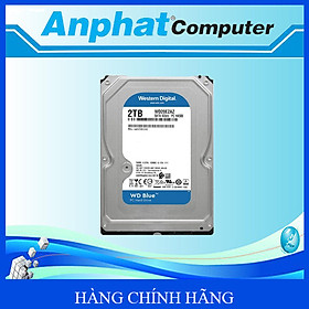 Ổ Cứng HDD WD Blue 2TB/64MB/5400rpm/3.5" WD20EZAZ - Hàng Chính Hãng