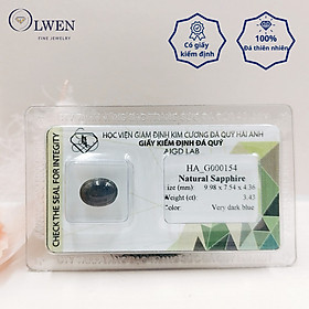 Hình ảnh Viên đá Sapphire thiên nhiên HA-G000154