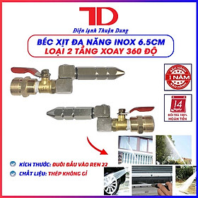 Béc vòi xịt rửa vệ sinh bảo dưỡng máy lạnh điều hoà có chỉnh tia đa năng - Điện Lạnh Thuận Dung