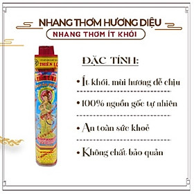 Nhang Thơm Nhẹ Nhàng Ít Khói Quan Âm Phổ Độ Thiên Lộc An Toàn Cho Sức Khỏe - 3 Tấc Bó Nhỏ 250 Nén