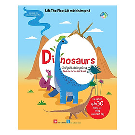 Hình ảnh Cuốn Sách Kiến Thức Bách Khoa Bổ ích Cho Bé Về Thế Giới khủng Long: Lift-The-Flap-Lật Mở Khám Phá - Dinosaurs 