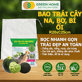Mua 10 Túi Bọc Na Thái GreenHome  20x25cm  Có Nút Cài  Độ Bền 3-5 Năm  Nhiều Kích thước