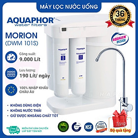 Máy lọc nước aquaphor morion dwm-101s chuẩn nước uống trực tiếp, công nghệ ro không dùng điện - nhập khẩu châu âu, hàng chính hãng