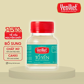 Yến Việt - Lọ yến chưng 70ml bán lẻ, nhiều vị, 15% ,18% yến sào nguyên chất chưng sẵn, vị ngọt thanh từ cỏ ngọt