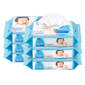Khăn Giấy Ướt Johnson Cho Trẻ Em (80 x 6 Túi)