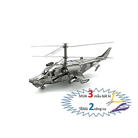 Mô Hình Lắp Ráp 3d Trực thăng KA-50 – KAMOV