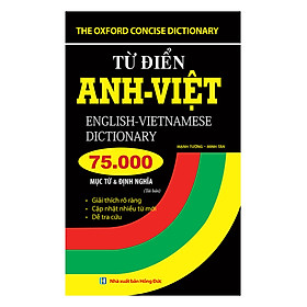 Download sách Từ Điển Anh Việt 75000 Mục Từ Và Định Nghĩa (Tái Bản 2019)