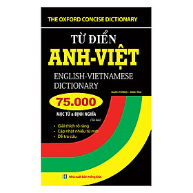 [Tải ebook] Từ Điển Anh Việt 75000 Mục Từ Và Định Nghĩa (Tái Bản 2019) PDF