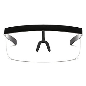 Face Shield Visor Sunglasses Oversize Safety Face Cover Half Face Protective Visor Sun Protection Goggles Large Mirror