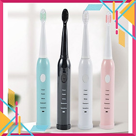 Mua Bàn Chải Đánh Răng Điện Thông Minh Kèm 4 Đầu Bàn Chải  Dây Sạc