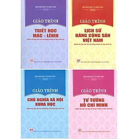 Hình ảnh Combo 4 cuốn Giáo Trình Dành Cho Bậc Đại Học Hệ Không Chuyên Lý Luận Chính Trị: Giáo Trình Triết Học Mác – Lênin + Giáo Trình Lịch Sử Đảng Cộng Sản Việt Nam + Giáo Trình Chủ Nghĩa Xã Hội Khoa Học + Giáo Trình Tư Tưởng Hồ Chí Minh