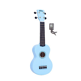 Đàn Ukulele Soprano Woim 35A15 tặng kèm máy lên dây điện tử