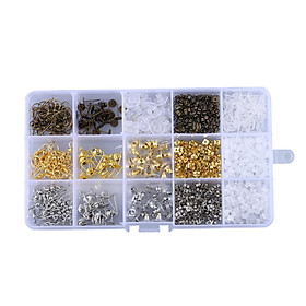 Earring Making Kit Earring Posts Backs Studs for Jewelry Making Supplies