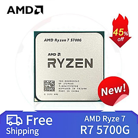 AMD Ryzen 7 5700G R7 5700G 3,8GHz Eight-core 16-sợi 65W Bộ xử lý CPU L3 = 16M 100-000000263 AM4