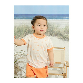 Bộ quần áo cộc tay bé trai - bé gái từ 6 tháng đến 5 tuổi hoạ tiết gấu vải modal (SS256)