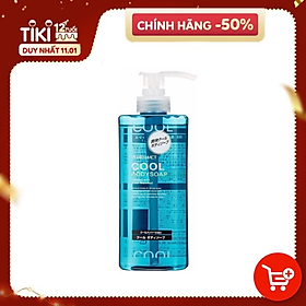 Sữa tắm cho nam giới Pharmaact Cool 600ml Nhật Bản, bạc hà mát lạnh