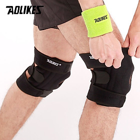 Bộ 2 đai bảo vệ đầu gối hỗ trợ xương bánh chè AOLIKES A-7618 Four spring Sport knee protector