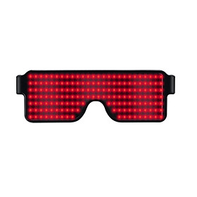 NEW 11 Modes Display Quick Flash Led Party Glasses USB Charging Luminous Glasses Christmas Grand Event Party Decorations