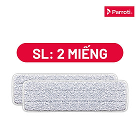 Mua Combo 2 miếng lau thay thế cây lau nhà tự vắt công nghiệp bàn lau 50cm x 11cm - MG02