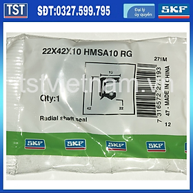 Phớt chắn dầu SKF 22x42x10 (Phớt lò xo HÀNG CHÍNH HÃNG SKF 100% )