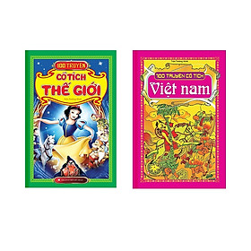 [Download Sách] 100 Truyện Cổ Tích Thế Giới + 100 Truyện Cổ Tích Việt Nam (Bìa Cứng)