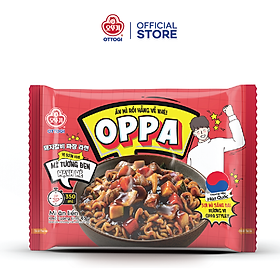 Oppa mì trộn tương đen sườn heo ăn liền Ottogi 65g