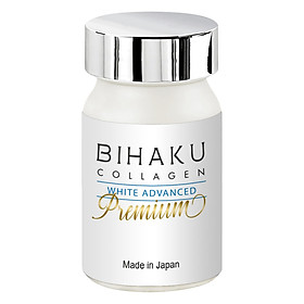 Viên uống trắng da Bihaku Collagen White Advanced Premium 330mg 30 viên