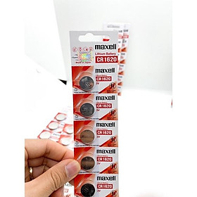 Vỉ 5 Viên Pin CR2032 / CR2025 / CR2016 / CR1632 / CR1620 / CR1616 / CR1220 Maxell Lithium 3V - Made In Japan