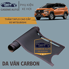 [MITSUBISHI] Thảm Taplo 3 Lớp Dành Cho Các Xe Hãng MITSUBISHI, Da Vân Carbon Cao Cấp - Hàng Chính Hãng