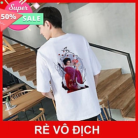 Áo Thun Tay Lỡ Unisex Trắng Nico Robin One Piece