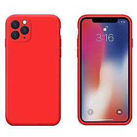 Ốp Lưng Silicone Dẻo Lót Nhung Nỉ Chống Sốc Dành Cho Các Dòng Điện Thoại iPhone 11 Pro ( 5.8