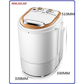 Máy giặt mini TCO 3kg có tia UV diệt khuẩn, chế độ hẹn giờ giặt và vắt