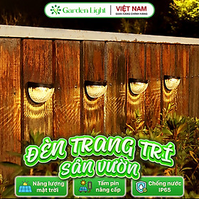 Mua Đèn Trang Trí Năng Lượng Mặt Trời Gắn Tường  6 Hạt Đèn LED  Ánh Sáng Mạnh - DA3030