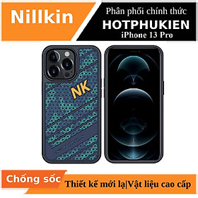 Ốp lưng chống sốc cho iPhone 13 Pro họa tiết mặt lưng 3D hiệu Nillkin Striker (chống sốc cực tốt, họa tiết màu 3D cá tính) - hàng nhập khẩu