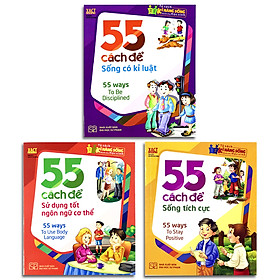 Nơi bán Combo 3 cuốn: 55 cách để sống có kỷ luật, sống tích cực, sử dụng tốt ngôn ngữ cơ thể - Giá Từ -1đ