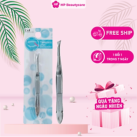 Nhíp Nhổ Lông Mày Bằng Thép Kai Tweezers HL0401 (Màu Xanh)