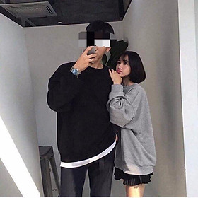 Áo Sweater Nam Nữ Form Rộng - nỉ chui thường không nón