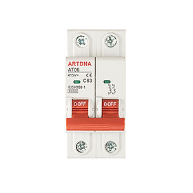 Mua Thiết bị đóng cắt (MCB) - Attomat 2 pha 63A  AT06-2/63