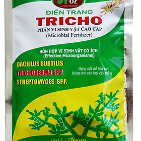 Chế phẩm sinh học hữu cơ vi sinh Tricho 500g (chứa nấm đối kháng Trichoderma,Bacillus subtilis,Streptomyces spp) - Trichoderma fungi 500g