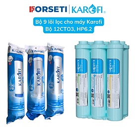 Mua Bộ lõi lọc nước Karofi 123 và cụm hiệu suất cao Hp6.2 dành cho máy KAQ-U05  KAQ-U95  S-S038 ...  - Hàng chính hãng
