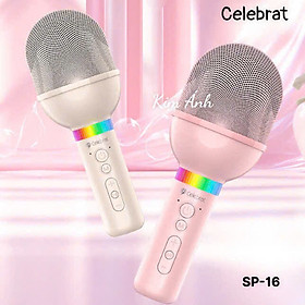 Mua Micro Bluetooth Celebrat SP-16 hát Karaoke gia đình  âm thanh vòm Hifi  hàng chính hãng  Kim Ánh cho dùng thử 30 ngày