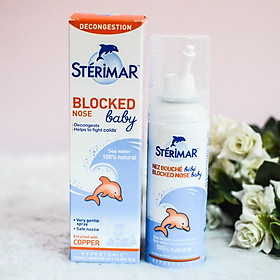 Bình xịt nước mũi biển Sterimar Hypertonic Baby 50ml