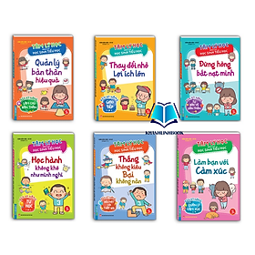 Sách - Combo 6c -  Tâm lý học dành cho học sinh tiểu học trọn bộ 6 tập