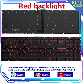 Mua Bàn Phím dành cho laptop MSI Steelseries CX62 CX72 GE62 GE72 GS60 GS70 GL62 GT62 GT72 GL62 GL72 WS60 GP63 GP73 GF62 GF72 - Hàng Nhập Khẩu